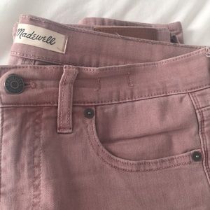 Mauve, blush colored pants